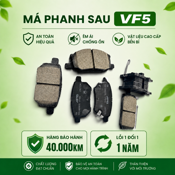 Má phanh sau VF5