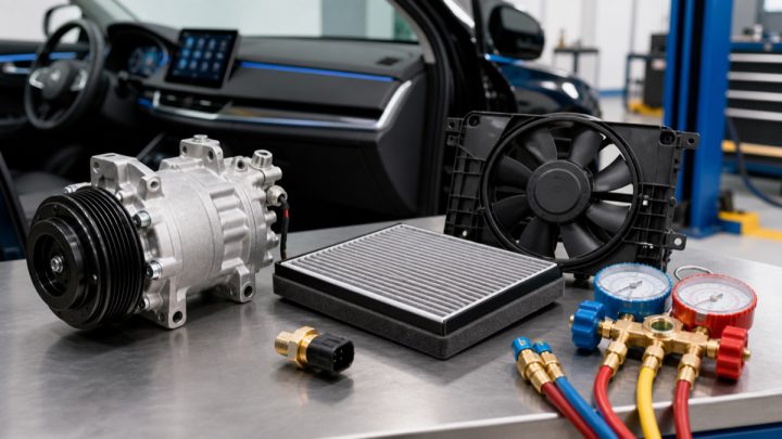 Điều hòa VinFast không mát và các phụ tùng nên kiểm tra